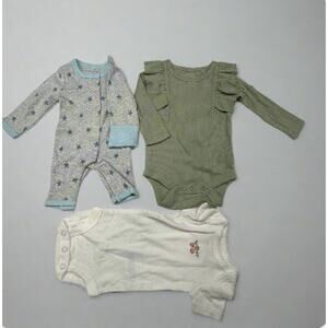 Newborn Baby Outfits, One Piece,  New without Tags 3-Pack
